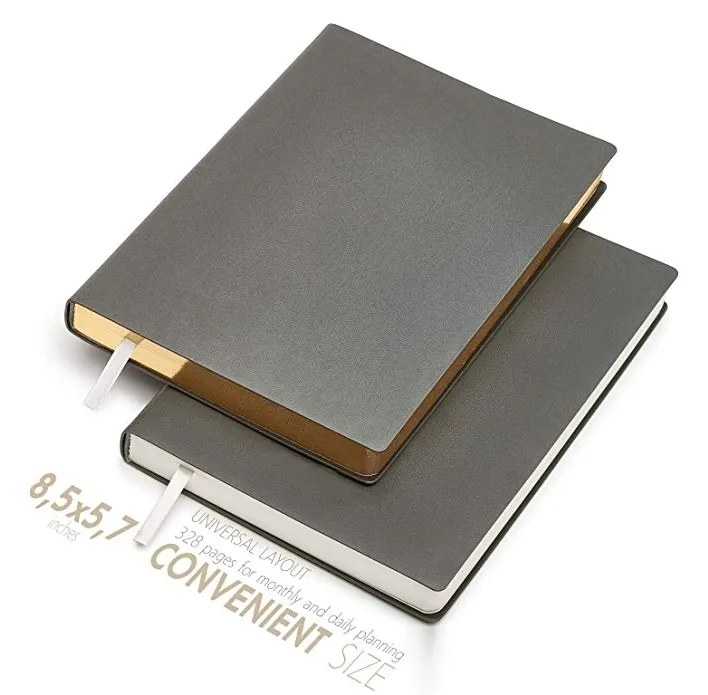 Cheap custom printed soft cover notebook a5 journal with gilding