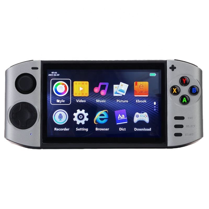 Портативная игровая консоль с HD-экраном 5,1 дюйма, портативный геймпад, встроенные 22800 классических игр, ТВ, видео, игровые консоли