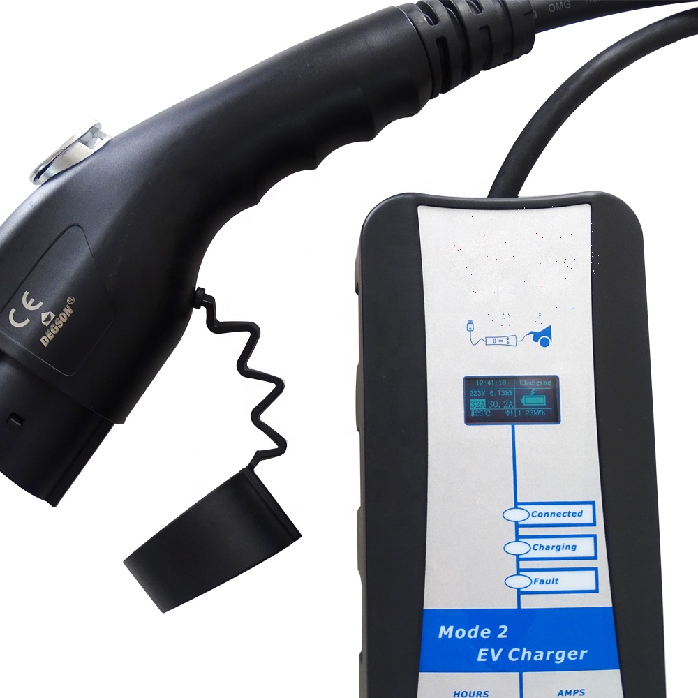 High quality 16A ,32A 1 Phase IEC 62196-2 Electric Vehicle Charging type 2 Portable EV Charger,Wall Mount