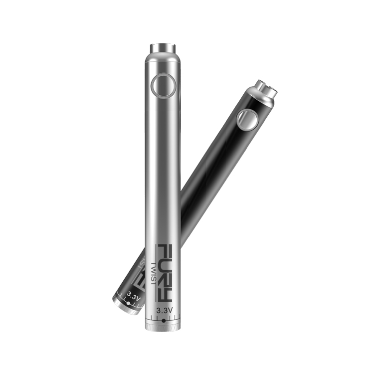 2021 New Design Adjustable 1100 mAh CBD Rechargeable Vape Pen 510 Threat Battery Vape