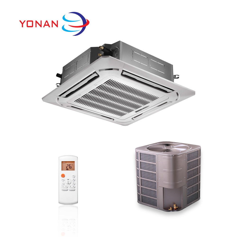 220 В 60 Гц R410a охлаждение только 36000Btu 60000Btu инверторный Кассетный Кондиционер с верхним разрядом для улицы