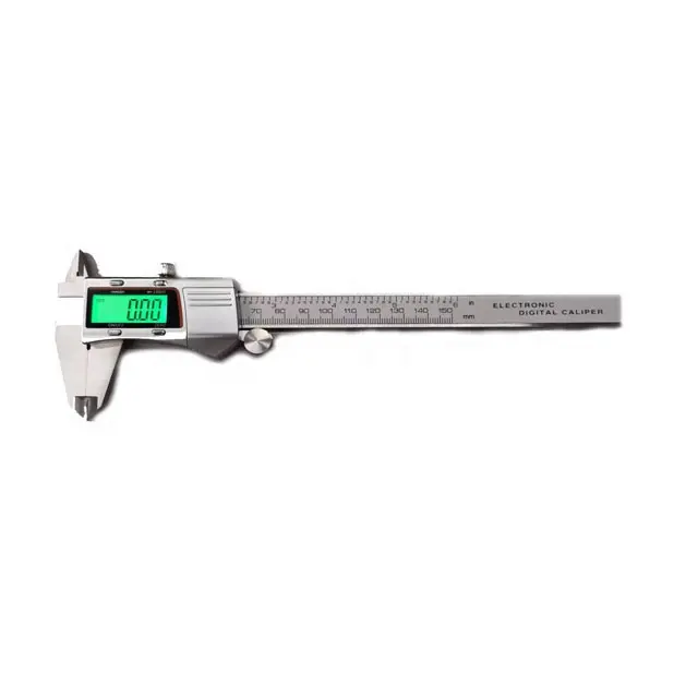 Wholesale Price 0-150mm Electronic Metal Digital Vernier Caliper with Large Backlight LCD Screen