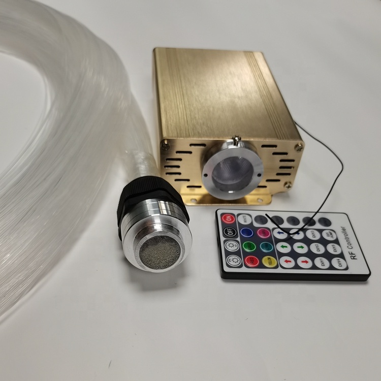 16W DC12V RGBW LED Fiber Optic Lights Engine with fiber optic 0.75mm*300 3m star ceiling lighting kit