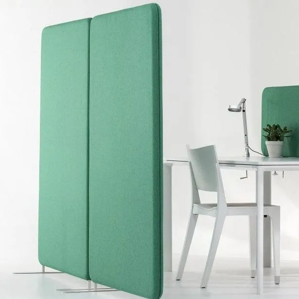 Eco-friendly Office Divider Acoustic Stand Screen Acoustic Movable Office Partition