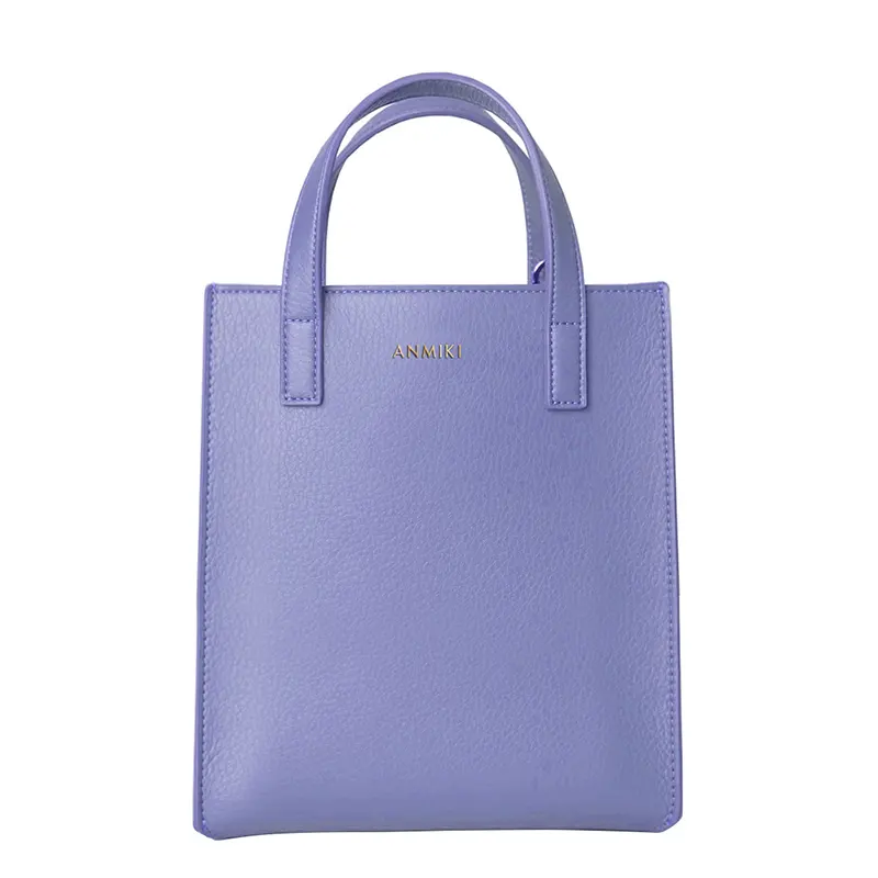 Direct manufacturer custom solid colour ladies handbags Mini Tote bags