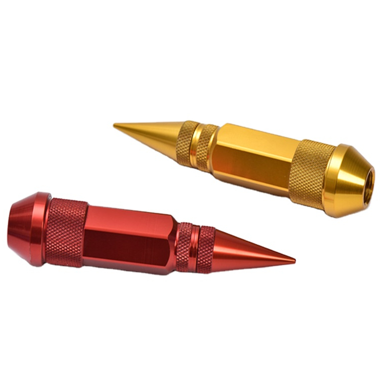 OEM Custom Bullet Valve Core Automotive Tire Pointed Valve Cap CNC Machining Car Parts Services High Quality Valve Cover