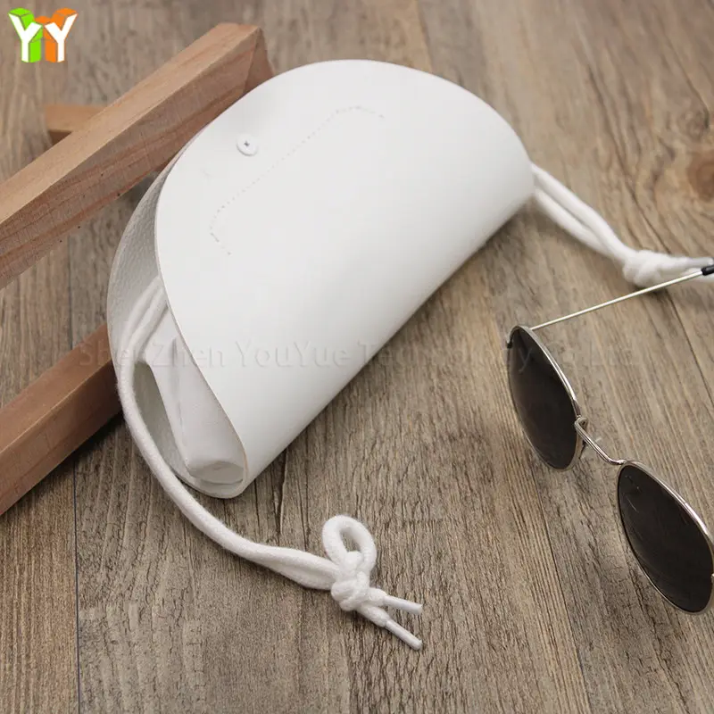 Sunglasses Pouch Custom Logo Leather Eyewear Case Large Sunglasses Packaging Cases Coin Bag