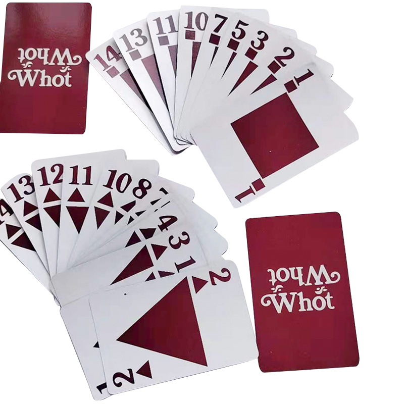 Direct selling waterproof paper playing cards red poker creative gifts durable playing cards