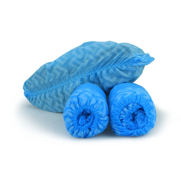 overshoes High Quality Big Size Non-slip Waterproof PP Medical Surgical Disposable Non Woven Shoe Cover Anti-slip