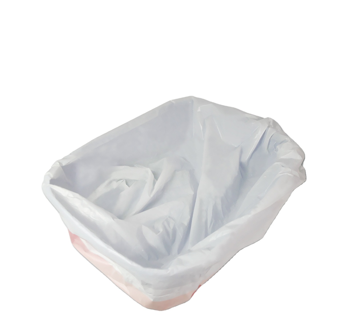 Biodegradable drawstring thickened cat litter pan box bag liners
