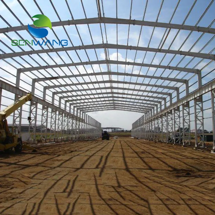 Prefabricated Steel Structure Used Building Shed Warehouse Workshop Aircraft Hangar