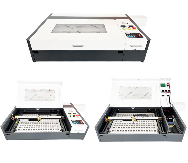 T Shirt/stone 3d Laser Inside Glass Engraving Machine Desktop Mini 2030 4040 3050 4060 Co2 Laser Engraving Machines for Shoes