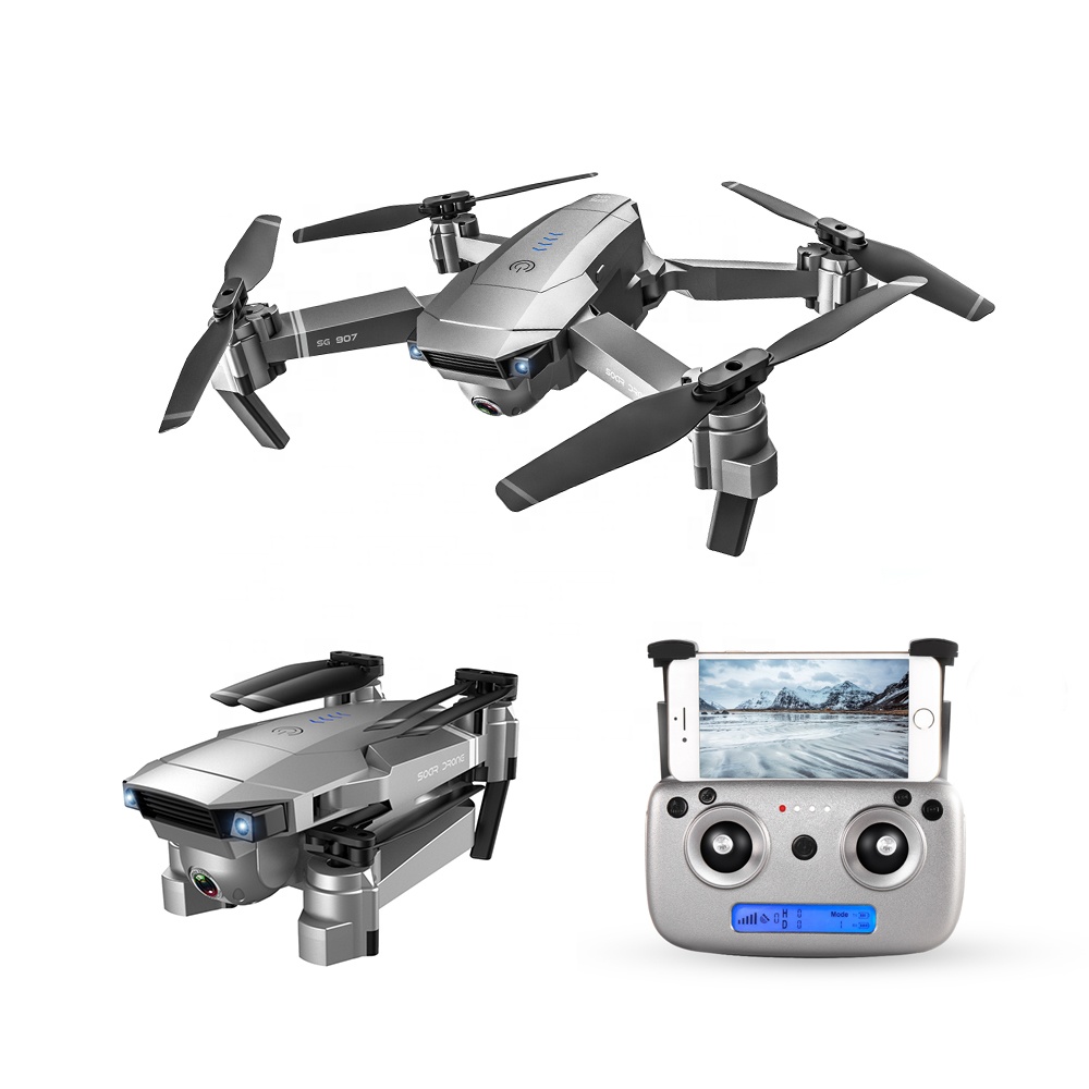 Sg907 Fpv Rc дроны 1080P камера оптический поток селфи Дрон складной Wifi Квадрокоптер вертолет 4K Дрон