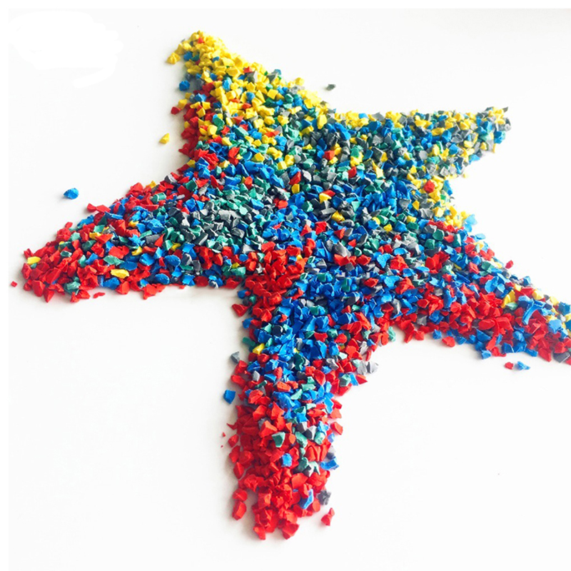 UV Resistant Coloured Rubber Crumb Granules for safety pour in place playground running track