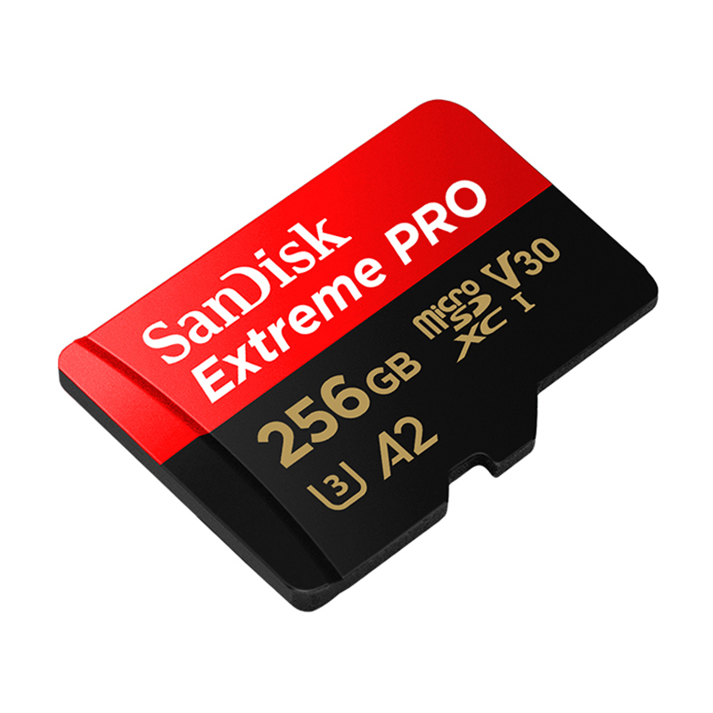 Карта памяти Sandisk Micro Sd, 100% ГБ, 64 ГБ, 256 ГБ, Extreme Pro C10, A2, V30, U3, до 128 м/с, с адаптером, 170 оригинал