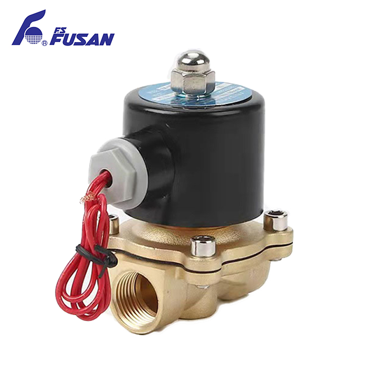 Fusan горячая Распродажа DC 12V 1/2 - 1 дюймовые 0,1-1 МПа латунные электромагнитные клапаны с подачей пара 24V