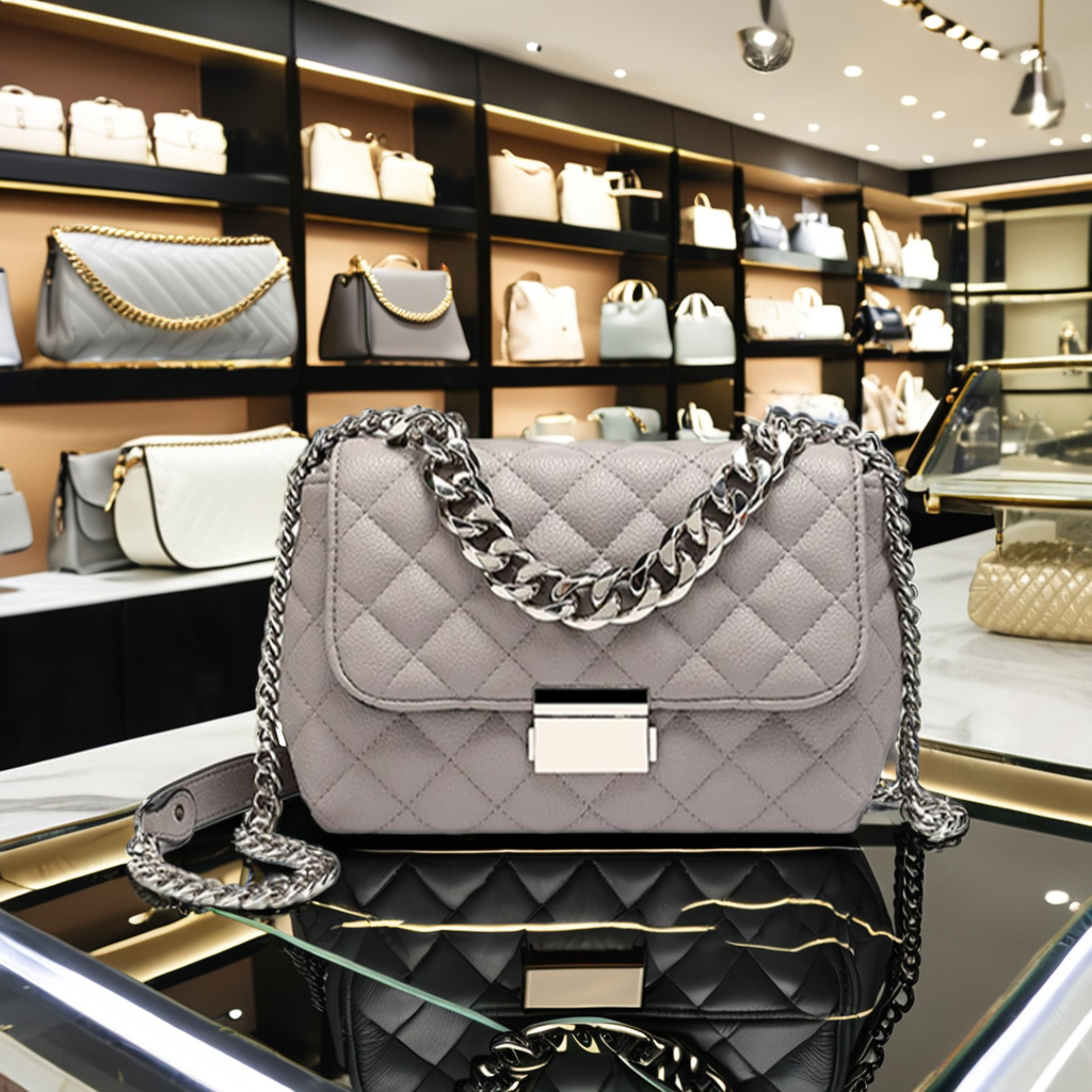 Designer Female Genuine Leather Crossbody Messenger Bag Zipper Mirror Decor Luxury PU Famous Brands Handbag for Women GuangZhou