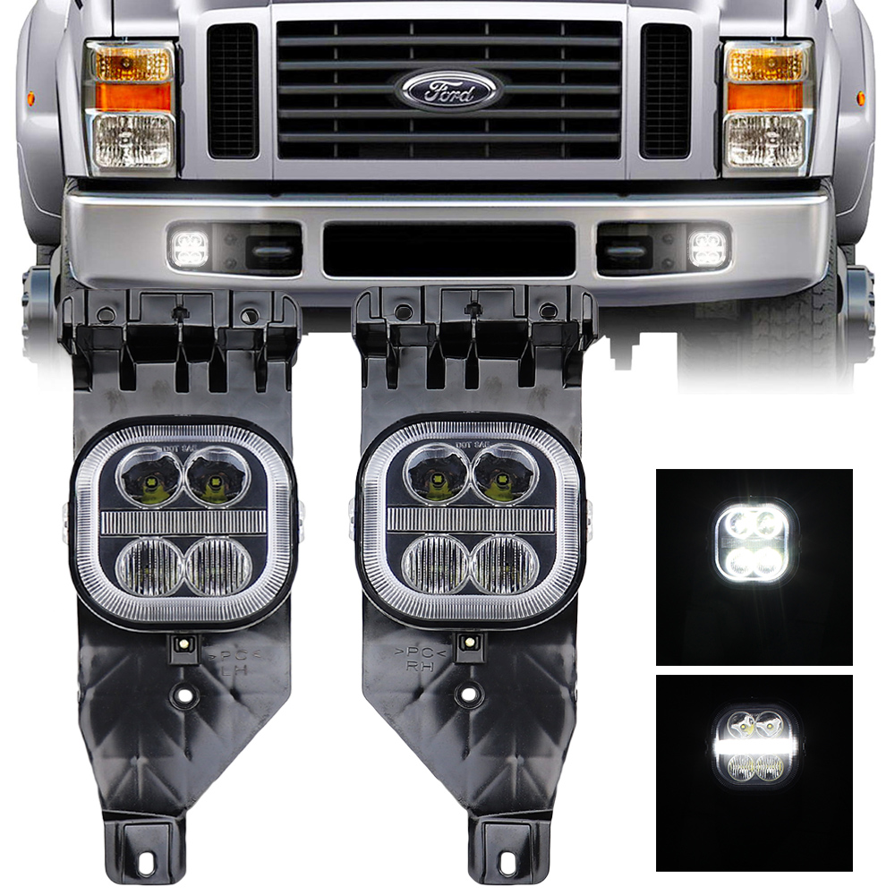2008 2009 2010 для Ford 2011-2016 F250 F350 Автомобильные фары 15 Вт, противотуманные светодиодные фары для грузовиков
