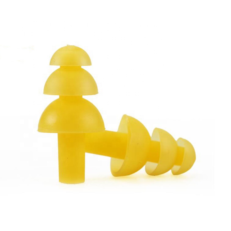 Travel silicone light weight soundproof ear plugs for ear protector