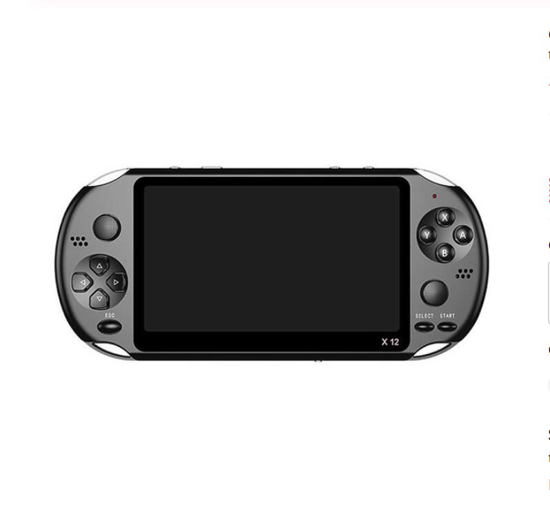 X12 5,1 дюймовая портативная игровая консоль с двойным рокером, Ретро игровой плеер 8G MP5, игровые консоли для GBA/NES, игровые аркадные консоли
