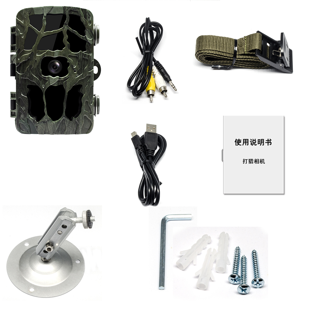 Trail Game camera 4K Night Vision Waterproof Hunting Camera With 30m infrared light distance