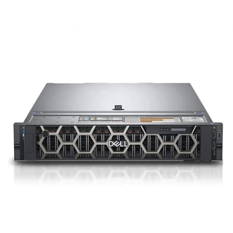 D-ell сервер R740 Intel Xeon серебристый 4210R ОЗУ 32 ГБ 3,5 дюйма 600 гб SAS RACK 2U DVD/495 Вт H330/15K R740XD сервер