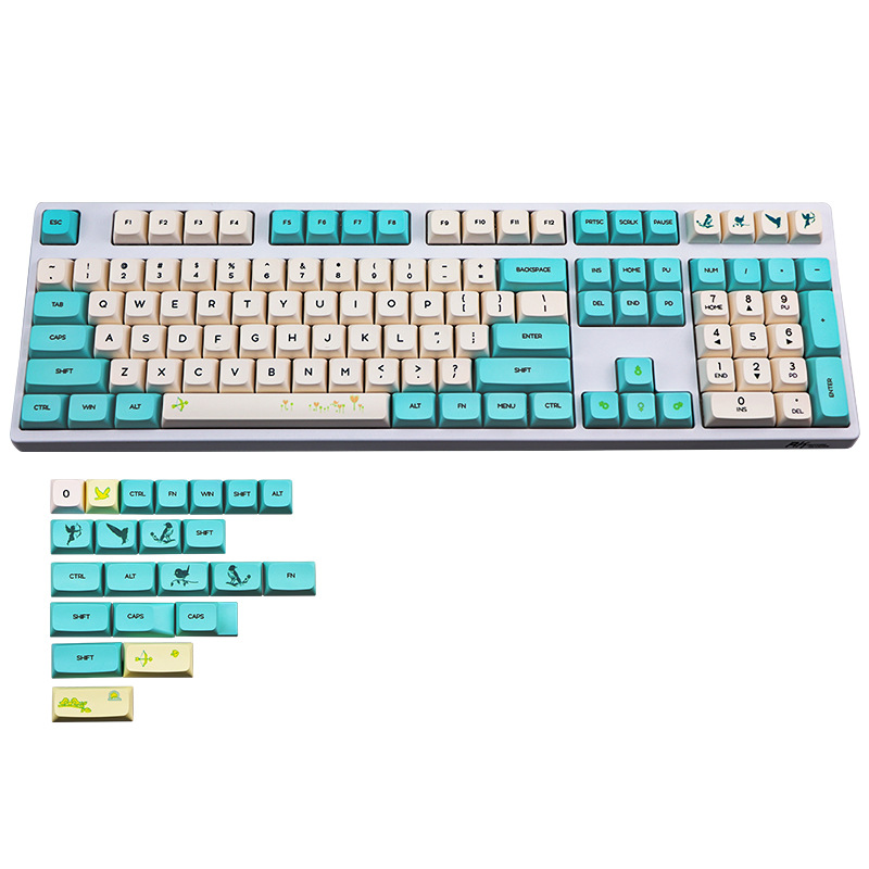 Hot New Products 130 keys compatible with 61/64/84/96 mechanical keyboard XDA sublimation ball cap pbt material keycap
