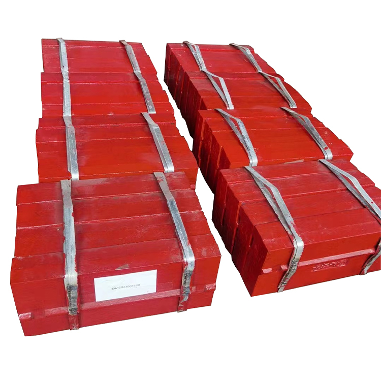customized liner spare parts, wear resistant High manganese steel High chromium steel Plate Wear Parts For Impact Crusher