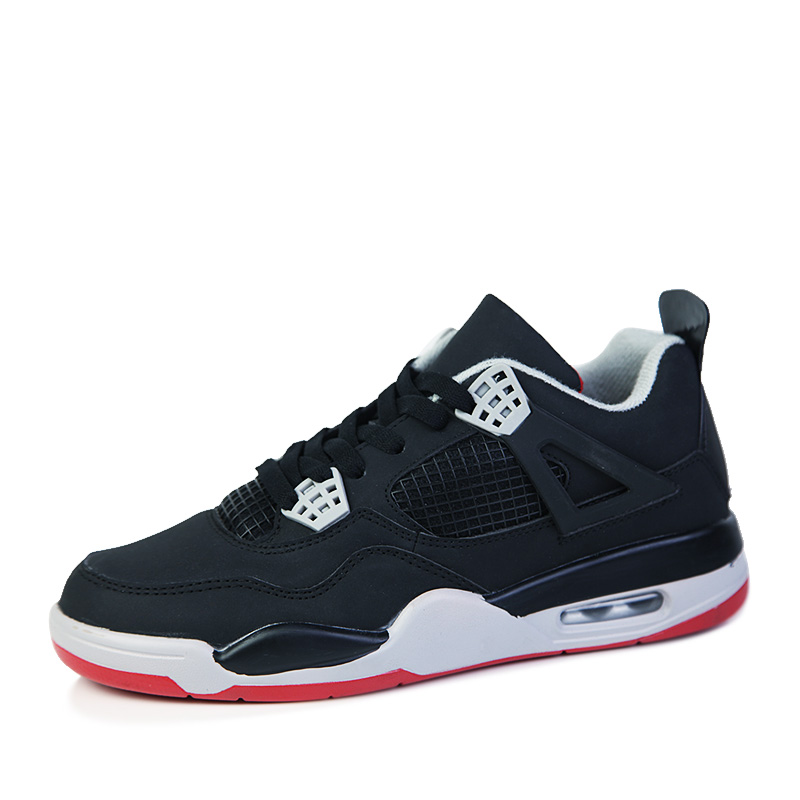 Custom Fashion Cushion Sports Shoes PU Air Brand 4 Jordan Shoes Basketball Supplier Low Moq Custom Logo
