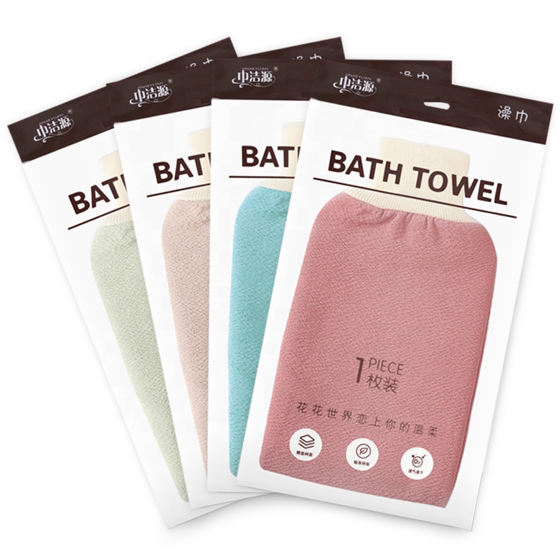 Towel Magic Shower Scrub Glove Peeling Mitt Resistance Body Massage Sponge Wash Skin