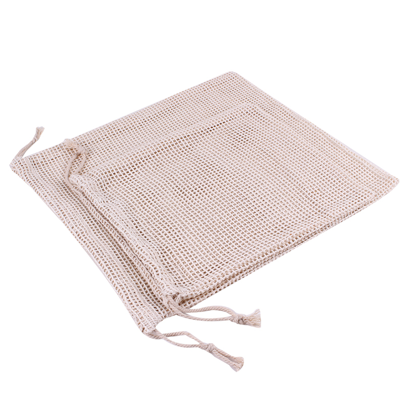 2021 GOTS certificate mesh bag 100% organic Tote Bag Cotton Canvas eco friendly cotton reusable shopping bags