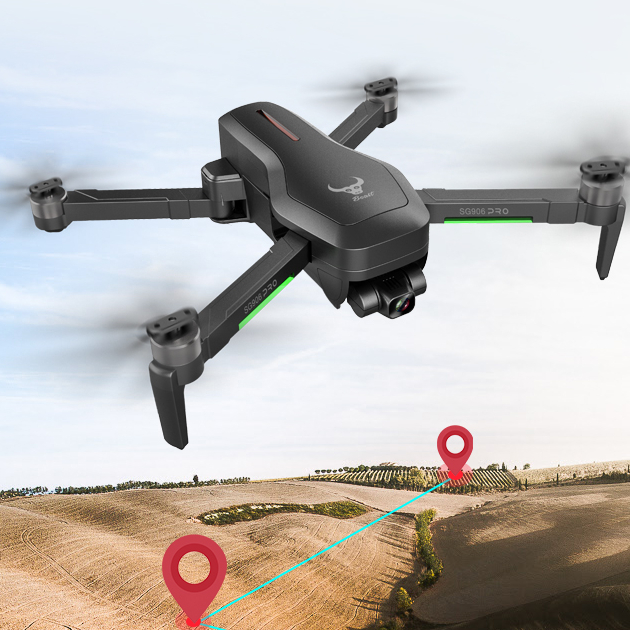 Беспилотный летательный аппарат SG906 PRO PRO2 зверь 2 GPS 3-осевому гидростабилизатору 4K с видом от первого лица 5G, WIFI, двойная камера, профессиональный 50X зум безщеточный Квадрокоптер Дрон VS F11
