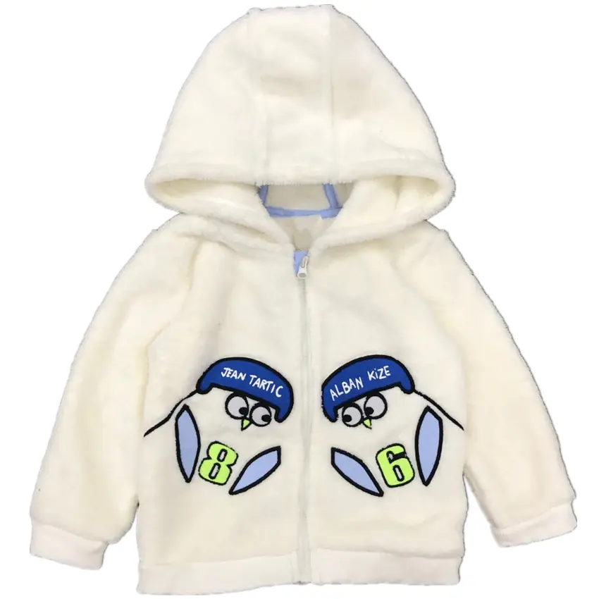 Wholesale Cartoon Baby Boy's Hoodies jumpers and jacket With Zip And Embroidery For autumn and winter Children's Clothes