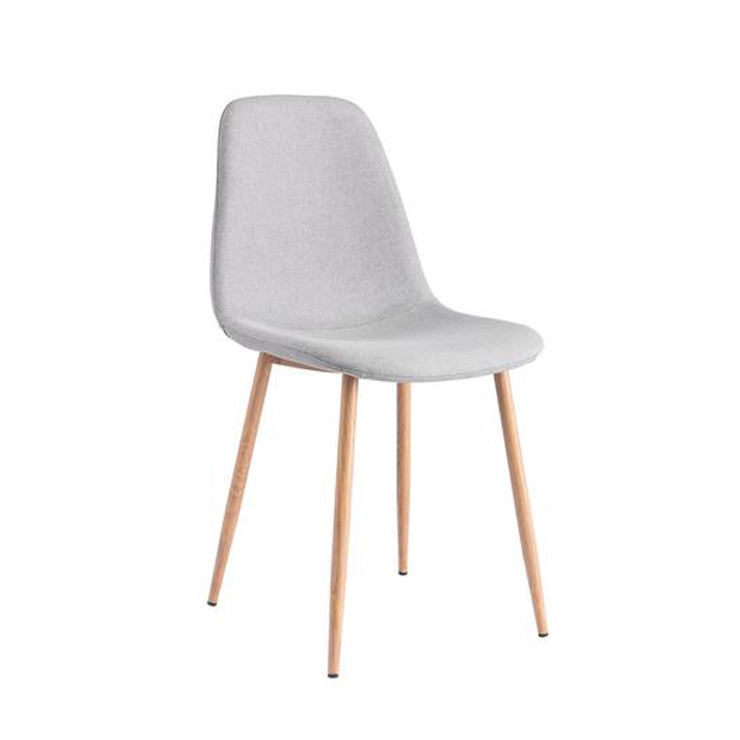 Most Popular Deisgn Modern Leisure Living Room Furniture Metal Legs Velvet Fabric Cover Upholstered Dining Chair