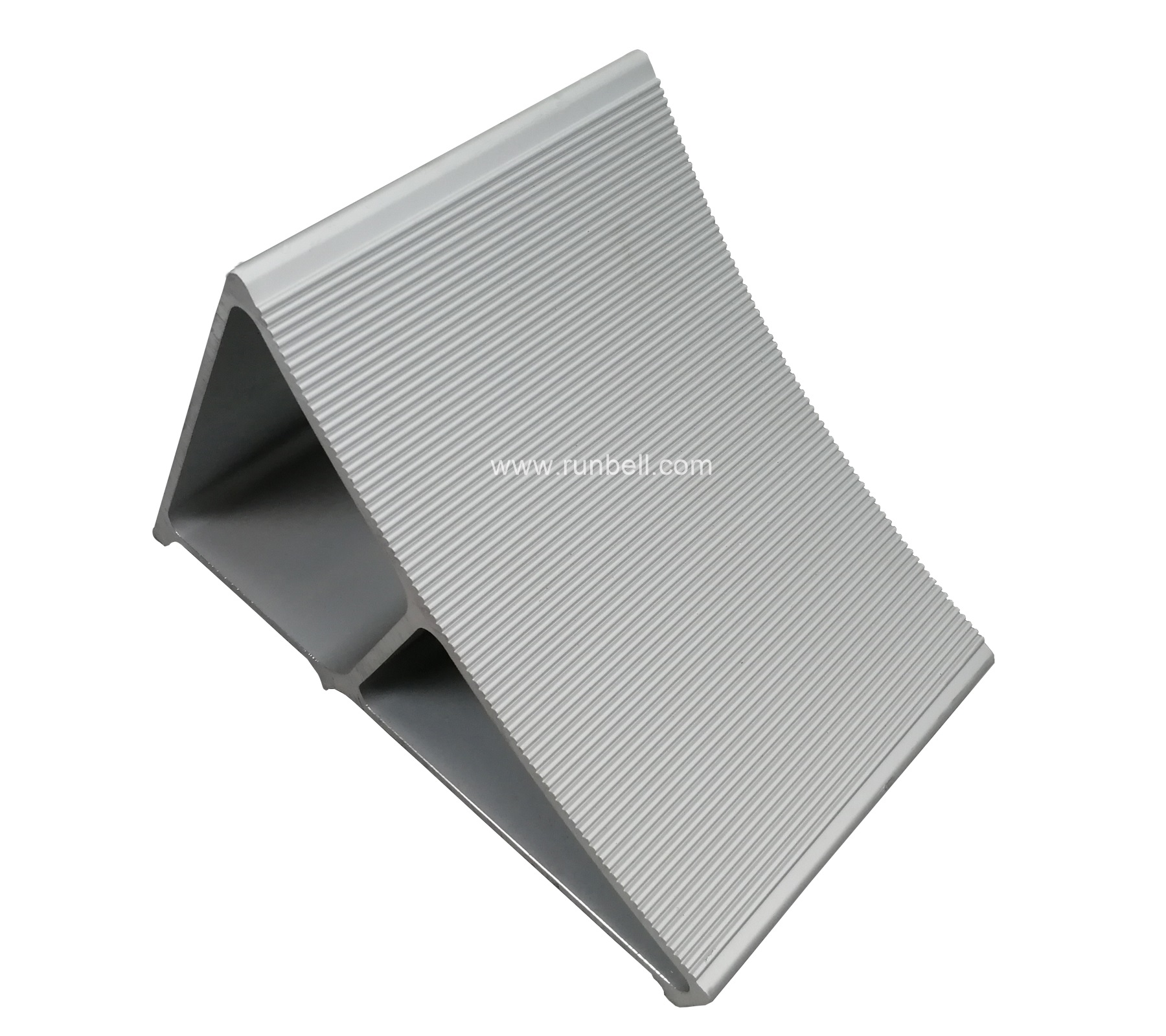 Extruded Wheel Chock, Aluminum, 7" Width, 8" Height, 11-5/8" Length,