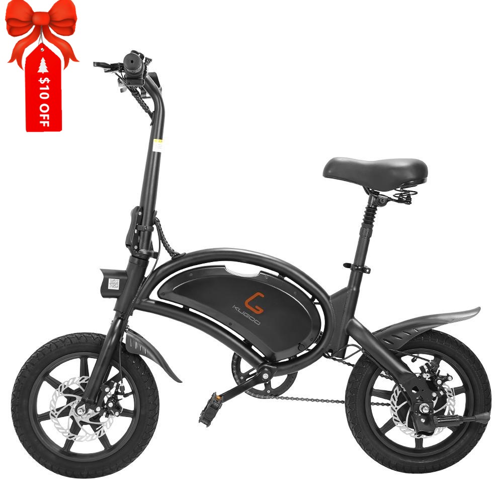 [ЕС наличии беспошлинно] Kugoo Kirin B2 14 дюймов с толстыми покрышками складной Электрический Скутер мопед велосипеда 48V 400W 45км/ч Электрический велосипедный спорт на открытом воздухе Байк, способный преодолевать Броды