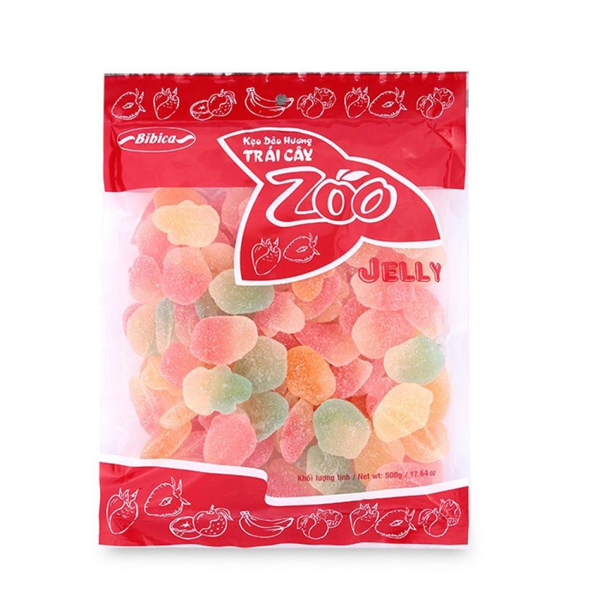 Сахарный чехол Bibica Zoo Jelly 200 г