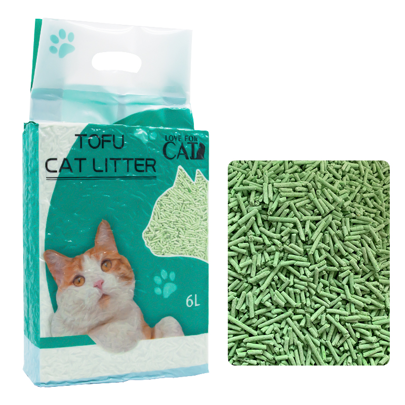 No Dust Rapid Water Absorption Discoloration Cleaning Supplies Paper Cat Litter Tofu