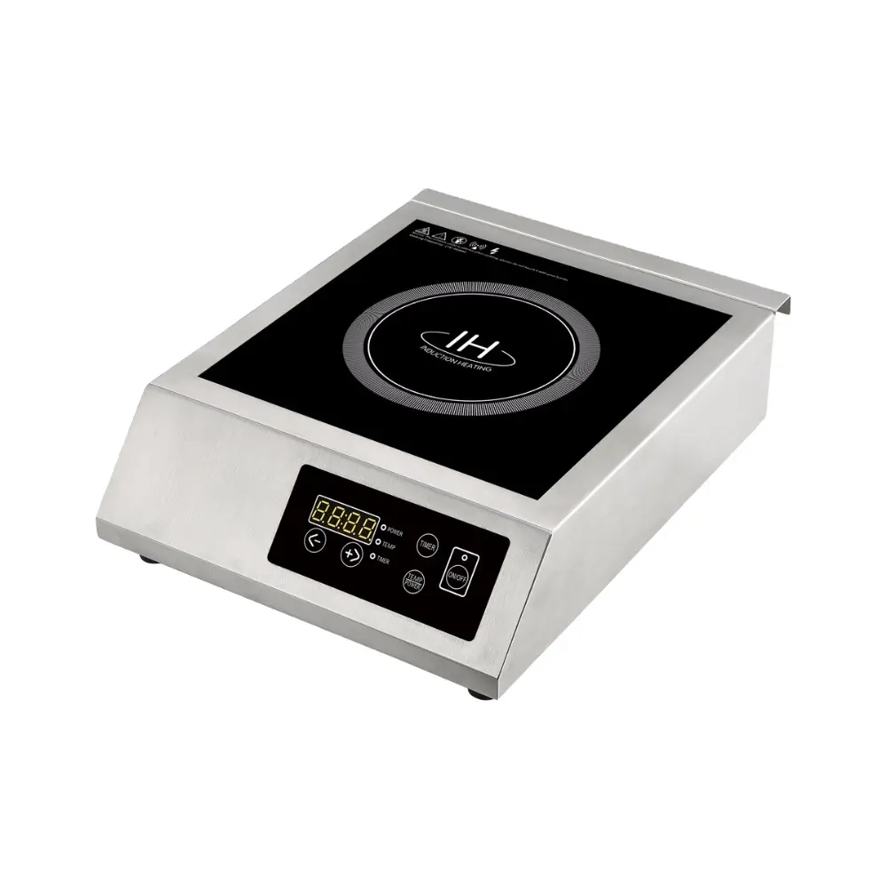 3500W 220V Stainless Steel Housing Temperature Adjustment Durable Industrial Induction Electric Cooktop China