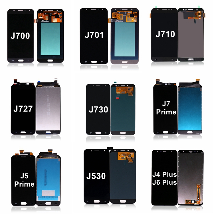 China wholesalers 100% Warranty Replacement mobile phone lcds for samsung galaxy j7 lcd screen for J series j1 j2 j3 j4 j5 j6 j7