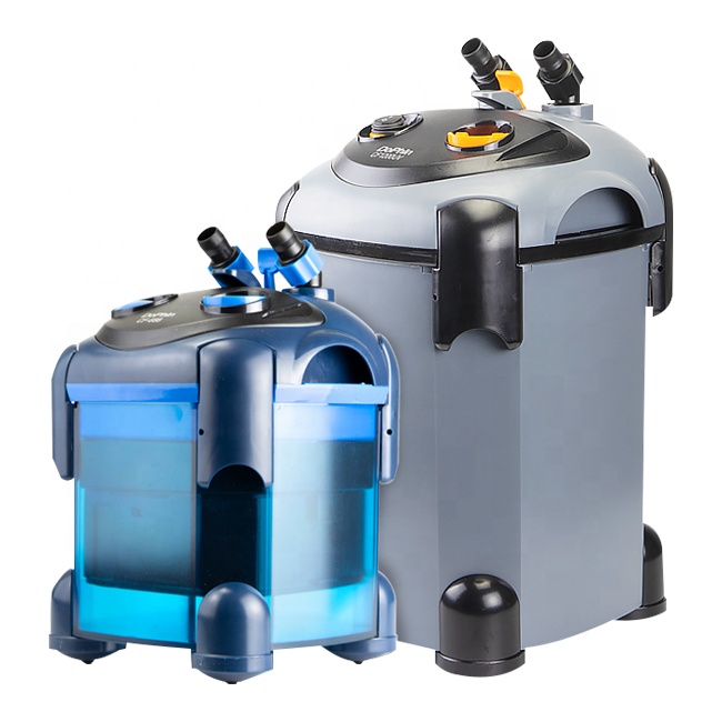 Ultra-quiet fish tank filter barrel with external filter