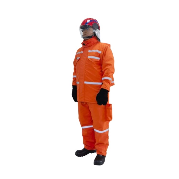 EN Standard Fire Suit Fireprooof Fire Fighting Suit Safety Wear Fireman's Outfit HYXF-C6