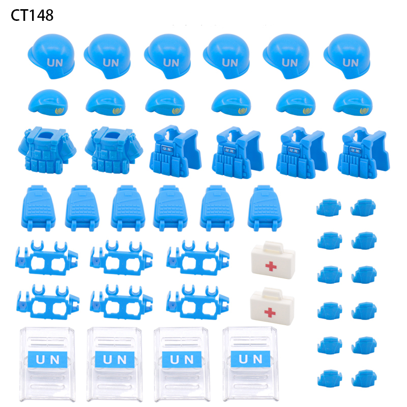 Swat Police Soldiers Tactical Helmet Camo Vest Backpack Army Equipment Gear Sets Accessories Kits Toy Police Gear Diy Toys