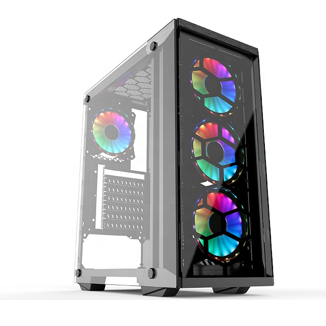Корпус компьютера из закаленного стекла atx и игровой корпус atx, игровой корпус OEM