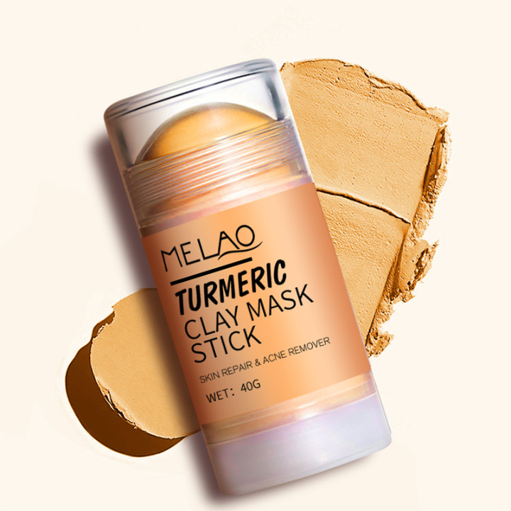 Частная торговая марка, эффективная Глубокая очистка, мягкая отшелушивающая маска для лица из куркумной глины для детоксикации пор