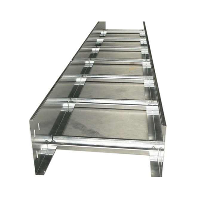 Factory Customization Electrical Hot Dip Cable Tray Ladder Type Solid Type