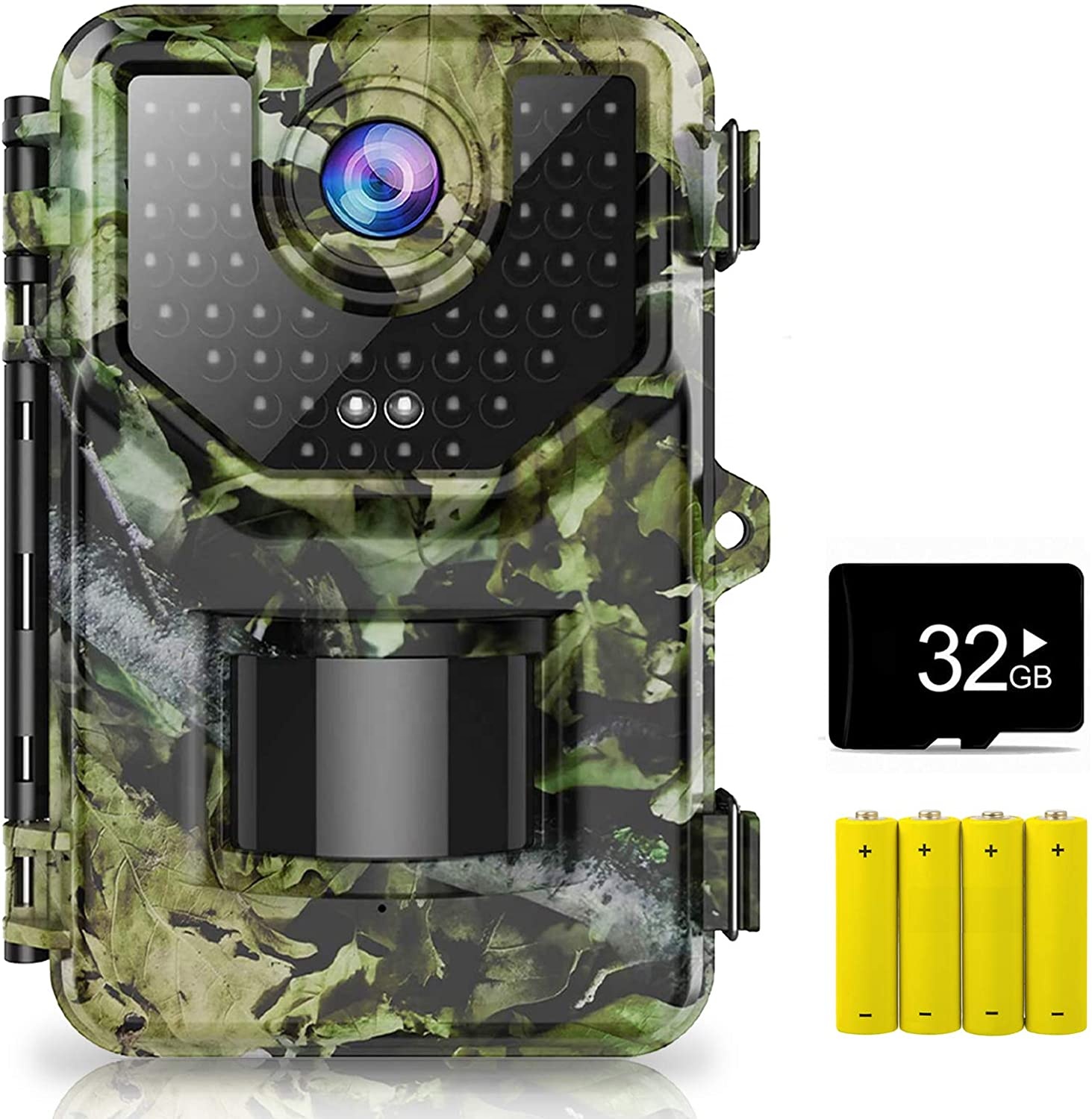 Hunting Trail Camera 48PCS Digital Outdoor Wildlife Camera Security Scouting Forestry 25M Night Vision WiFi No Glow IR LEDs