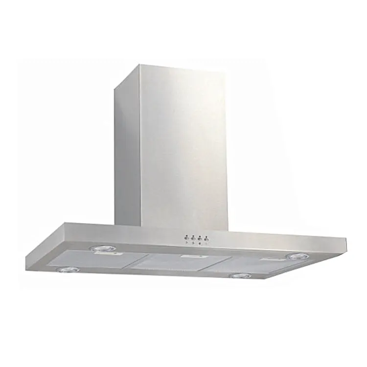 High quality kitchen appliances island type stainless steel range hood