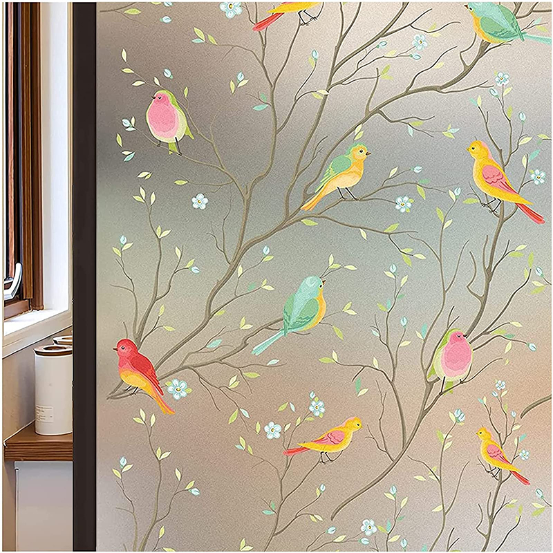 Factory Price Pvc Decorative Glass Film Frosted Privacy Window Film Sticker