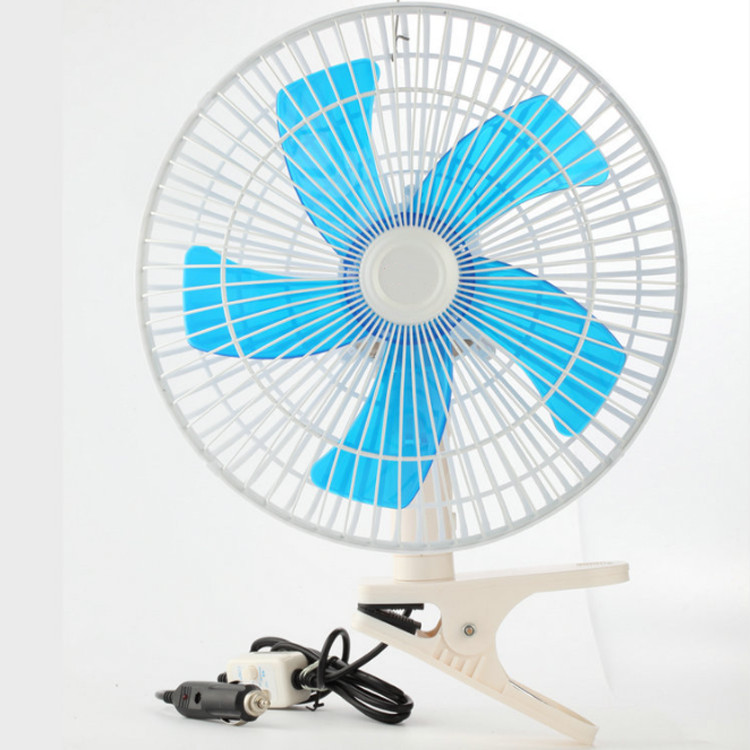 Tairoad vehicle-mounted double motor 5-blade fan with large wind force 12V mute 24V car fan